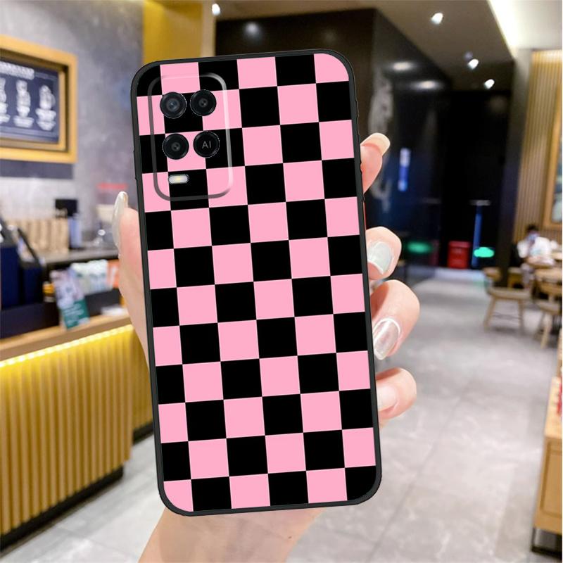 

Checkerboard Checkered Board Case For Oppo A80 A40 A60 A18 A38 A58 A78 A98 A96 A76 A16 A94 A74 A54 A15 A17 A57 A77 A5 Pro OPPO A60 5G