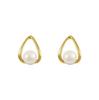Elegant Small Pearl Water Drop Stud Earrings - Versatile, Delicate, and Stylish