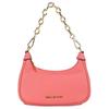 Cora Logo Hardware Zipper Closure Leather Tote Crossbody Shoulder Bag Large Women Bags Gold Pink 35S2G4CW3L-664