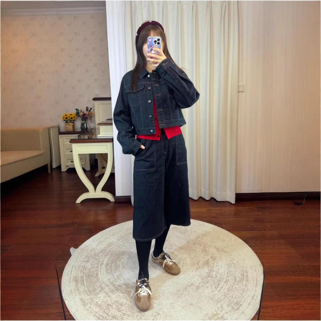 Spring 2026: Women's Mid-Waist Straight-Leg Jeans & Bamboo Cotton Denim Jacket