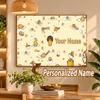 Custom Name Gudetama 5D Diamond Painting Personalized Full Drill Diamond Art Kit Gift