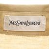 YVES SAINT LAURENT 90s Old Long sleeve Polo shirt L beige Men's Used