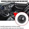 Universal Car Carbon Fiber Manual Gear Shift Knob Stick Shifter Knobs Shape Lever MT AT Gearstick Cylindrical Y2Q2