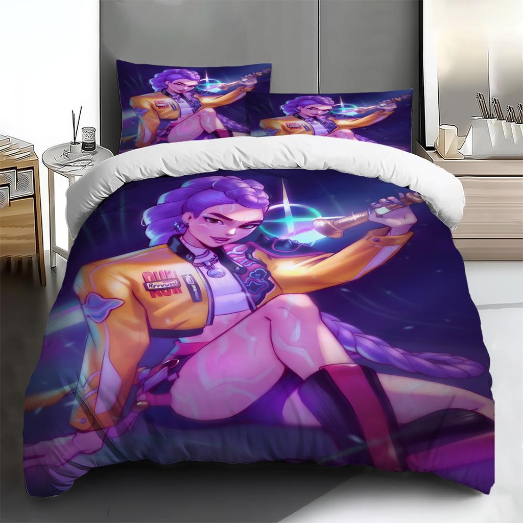 Christmas Decoration Printed Duvet Cover, Ultra Soft Brushed Microfiber Bed Comfort Set