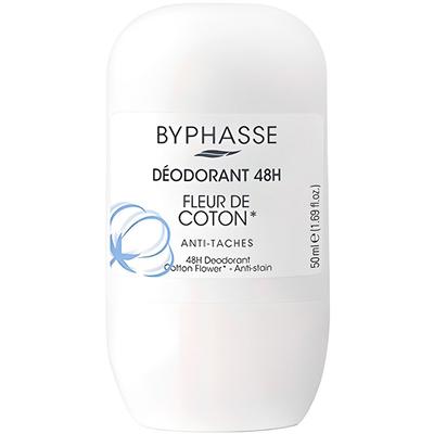 Bypasse Cotton Flower Roll-On Deodorant, 50ml, 1 Unit
