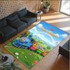 Personalized Crystal Velvet Carpet Custom Name Text,Thomas & Friends Anti Slip Area Rug For Home Decoration