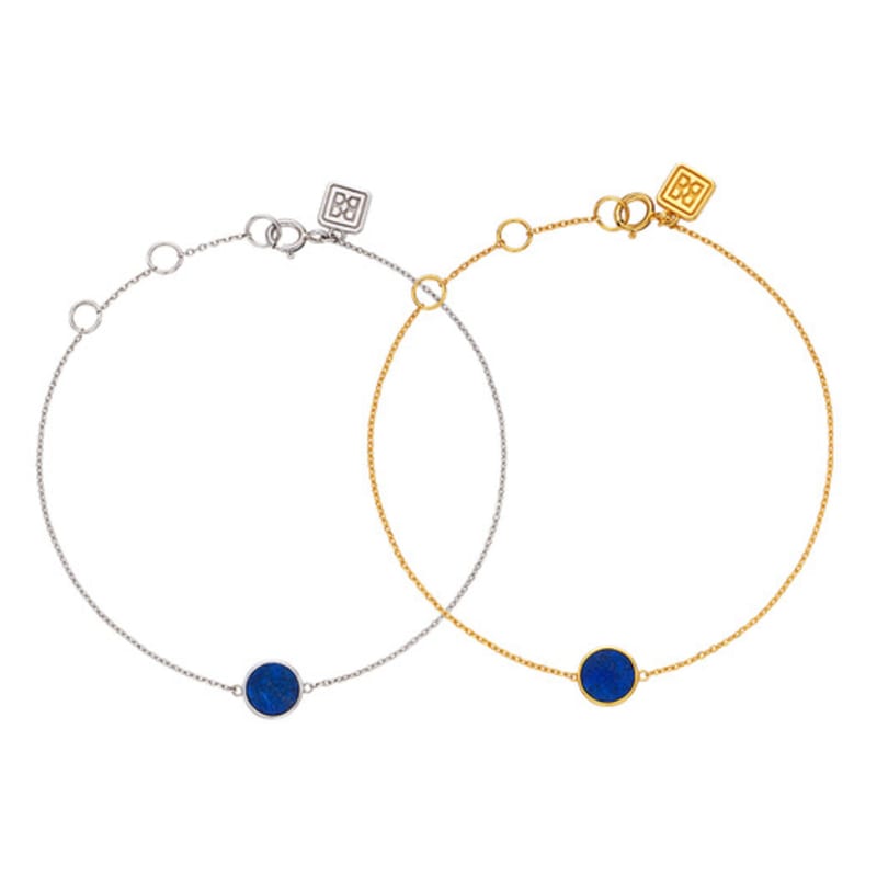 BE/GINS Roca Mini Round Lapis Lazuli Bracelet