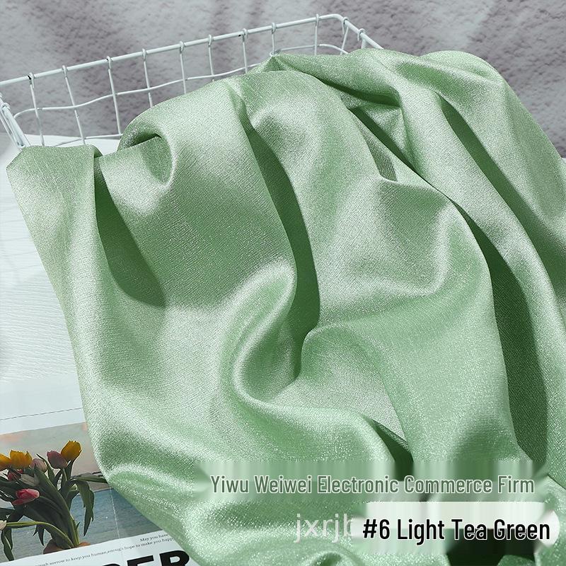 Meteor Satin Fabric: Flash Bark Satin Hanfu Skirt, Sofa Cushion, Pillow Cloth, Decorative Fashion Clothing Fabric.
