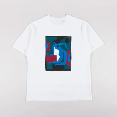Abstract Graphic Printing Summer Luxury Brand Cotton Men's and Women's T-Shirts Short Sleeves Street Fashion Clothing Couple