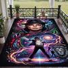 Crystal Velvet Rug with Michael Jackson Design, Soft Non-Slip Floor Mat for Living Room Bedroom Decor
