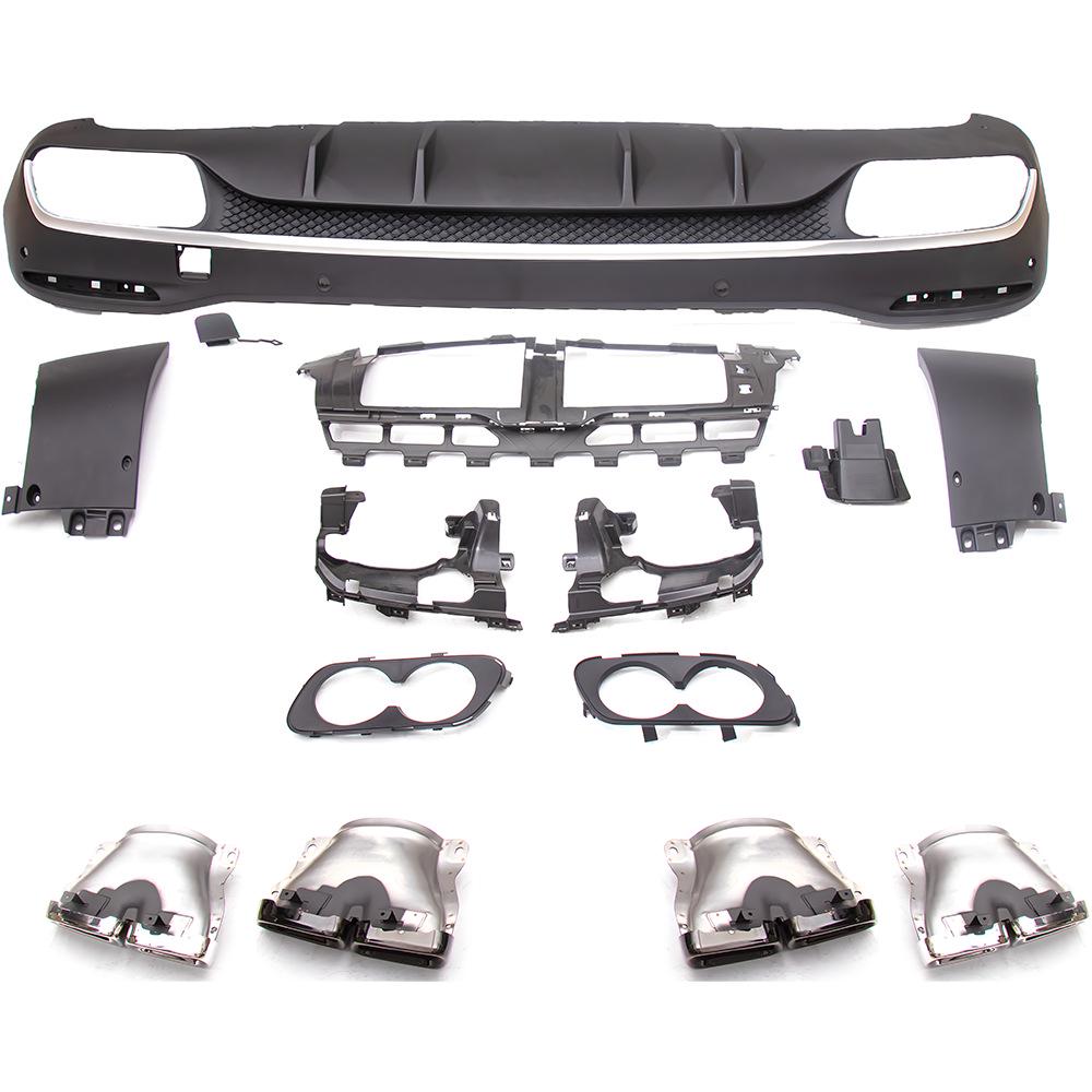 Mercedes-Benz GLS-Class X167 (2019+) Rear Diffuser Tailpipes Upgrade Kit for GLS63