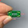 Non-Toxic Moc Bricks Utensil Ingot Bar Dollar Coin Money Gold Silver Painted Gold Gem Treasure Box 99563 Building Blocks Children'S Toys