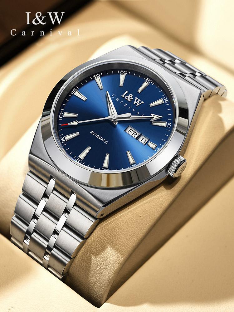 IW Top Brand Luxury Automatic Watch For Men Steel Mechanical Sport Waterproof Man Watches Miyota Movement Sapphire Mirror
