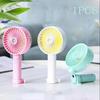 Mini Handheld Fan Creative Gift Convenient Aromatherapy Folding USB Small Fan Home Decoration Tools