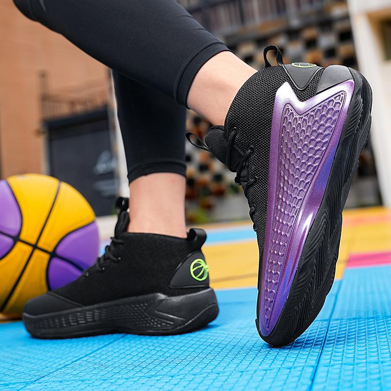 New Basketball Shoes Edwards 1st Generation Boys and Teenagers Sports Running Shoes Cement Actual Combat Shoes