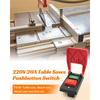 A25F-HY56 For Wood Saw Machine Table Saw Switch 120V/230V Dual Voltage Paddle Switch, Fast Power Off Power Tools