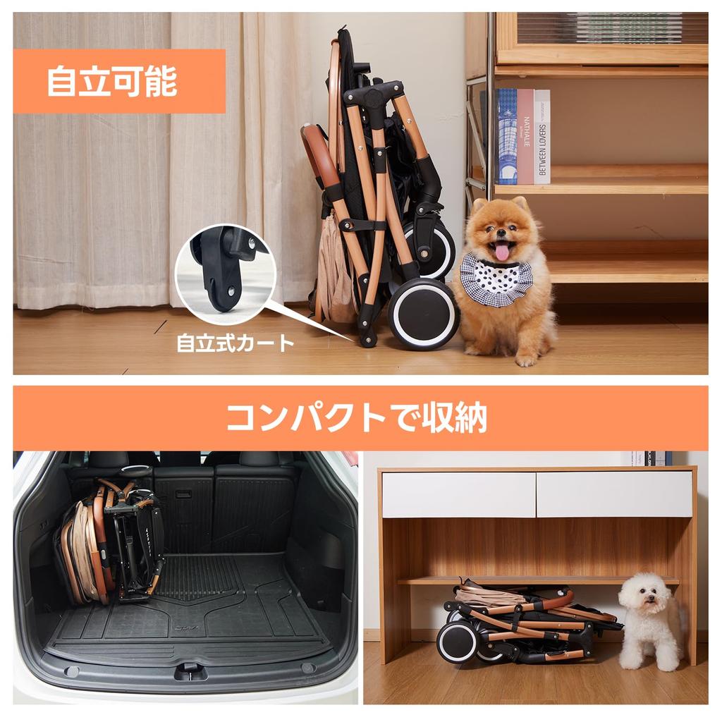 freestanding PETTENA Pet Separate Dog Load Capacity Large Easy to With Three Increased Separate Dog Aviation Aluminum Alloy High Stability and Front