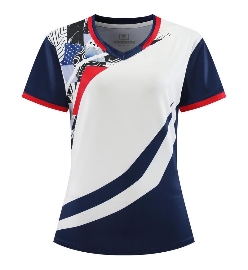 Men's & Women's Sports Badminton & Volleyball Training Set - Breathable Short Sleeve Team Uniform