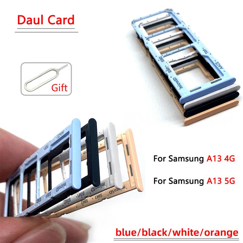 Per Samsung A13 4G 5G Porta Scheda SIM Slot Vassoio Micro SD Pezzi di Ricambio