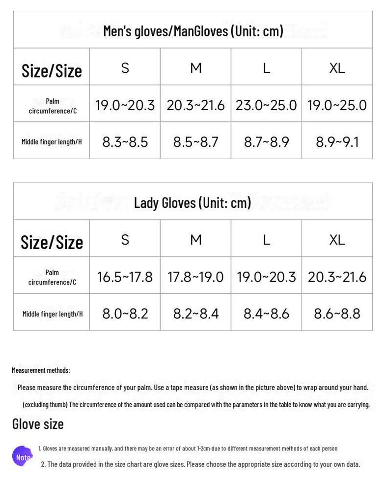 Unisex Black Leather Outdoor Fashion Gloves for Cycling