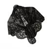 Vintage Head Covering Scarf Shawl French Style Wedding Headscarf Lace Triangle Scarf  Travel