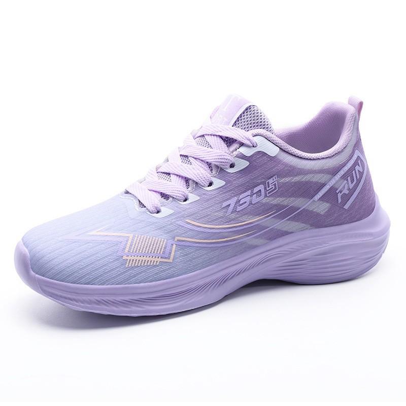 Shoes Women's Spring and Autumn New Sports Shoes Casual Women's Breathable and Lightweight Running Shoes Women's Shoes Soft Soles Not Tired Feet Stick