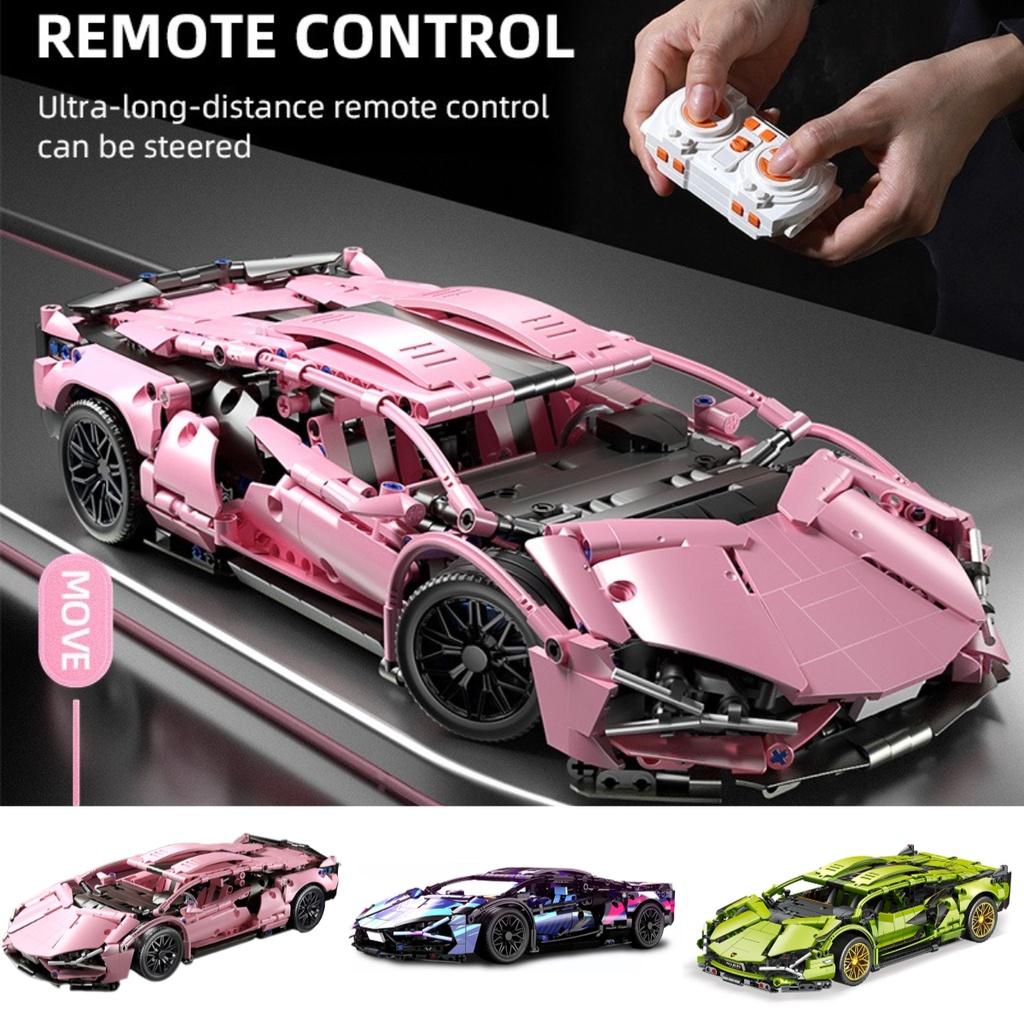 Compatible With Lego Remote Control Racing Car Building Blocks Lamborghini Porsche 911 Foreign Trade Product Assembly Car Model