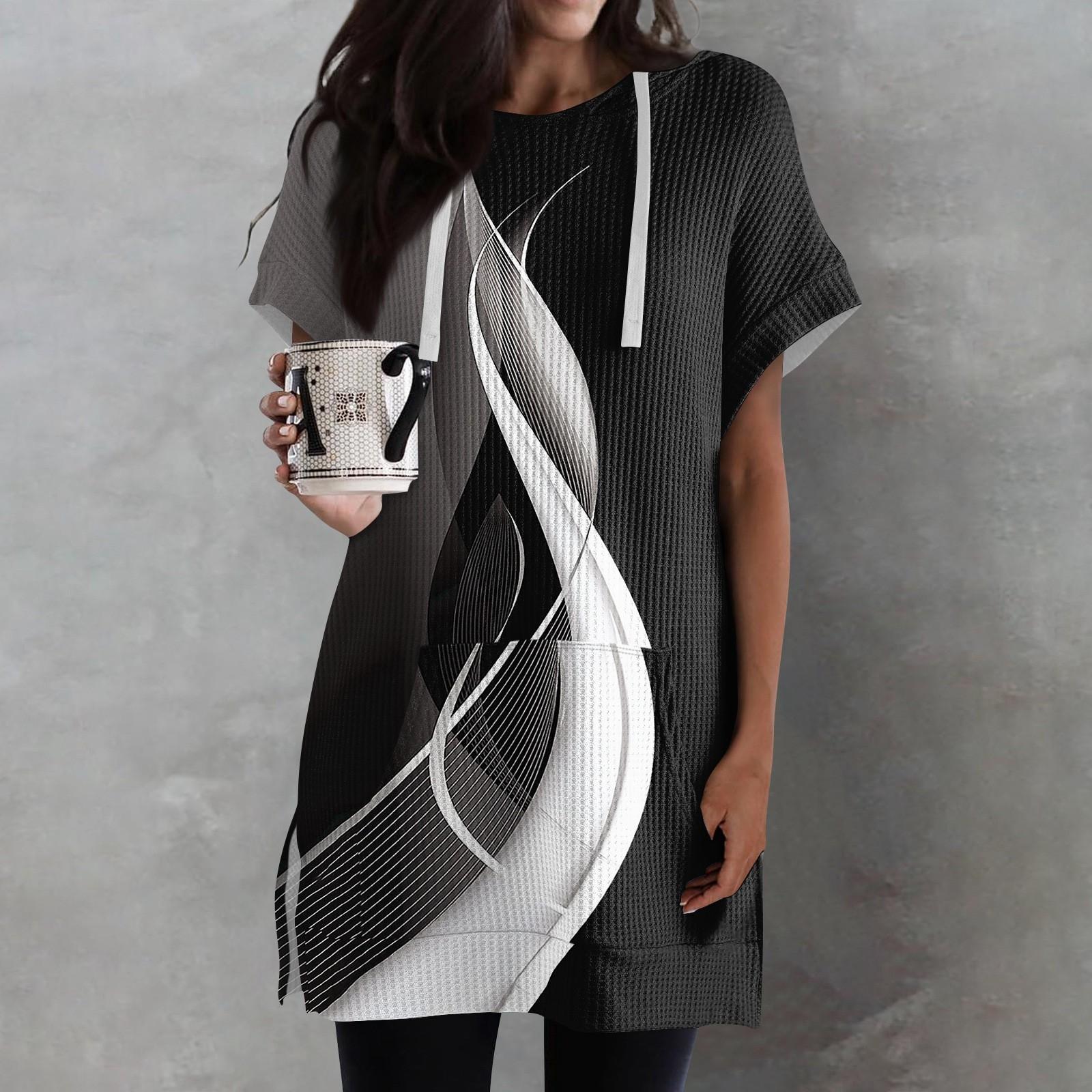 Женские свободные рубашки с принтом — фото 6