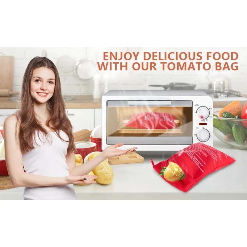1/2 szt. Torba do gotowania ziemniaków w kuchence mikrofalowej Pieczony ziemniak Gotowanie w mikrofalówce Ziemniak Szybki Szybki akcesoria kuchenne gadżety kuchenne