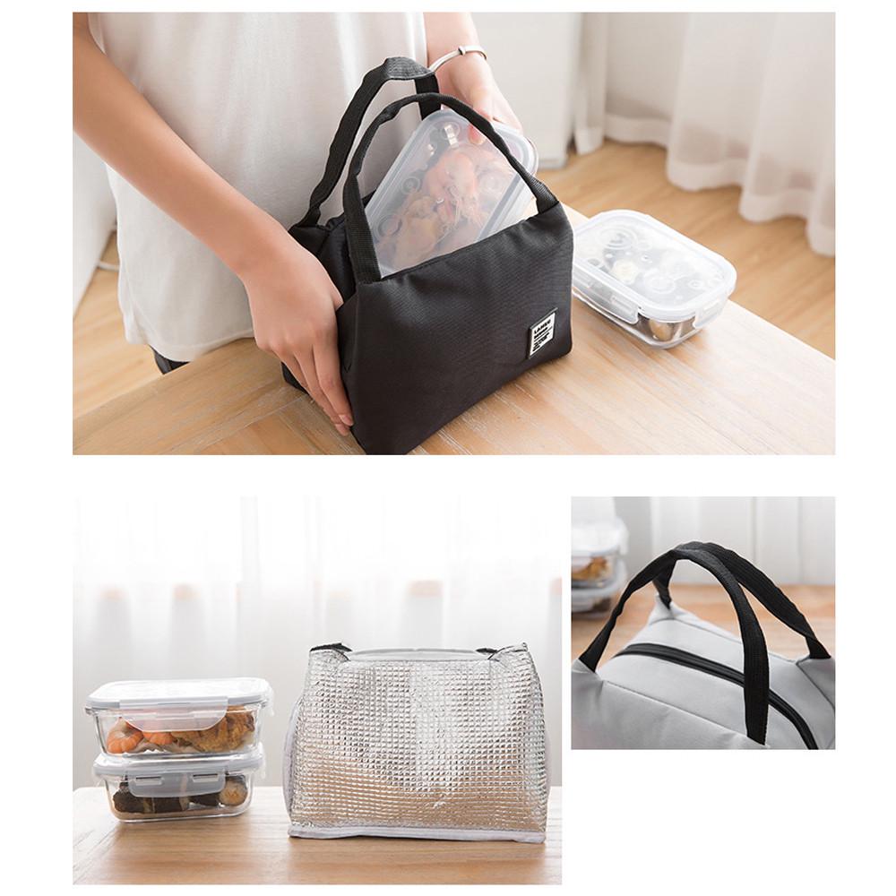 Dreamquiet Ženy Děti Muži Izolovaná plátěná krabička Tote Bag Termochladnička Jídlo Oběd Tašky