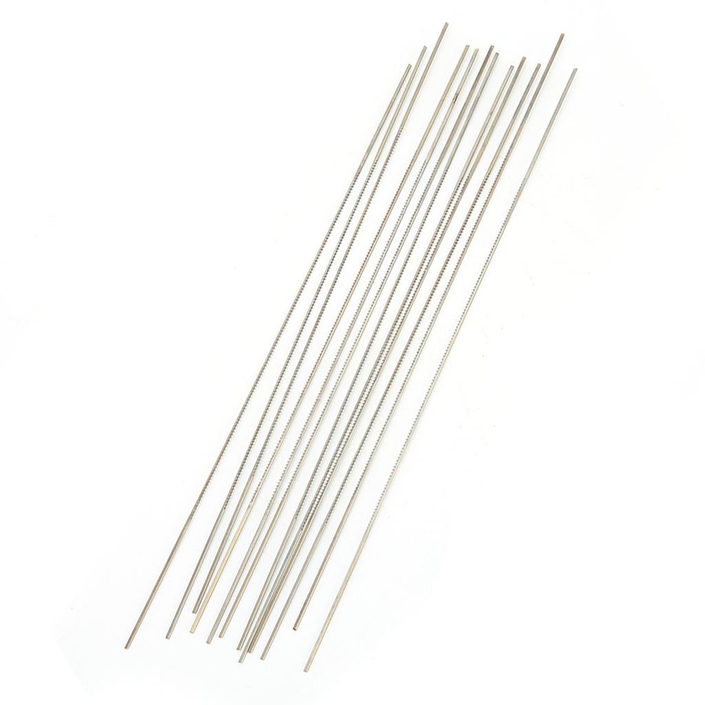 12pcs Tungsten Steel Jewelry Saw Cutting Blades Double Sword Saw Cutting Blades