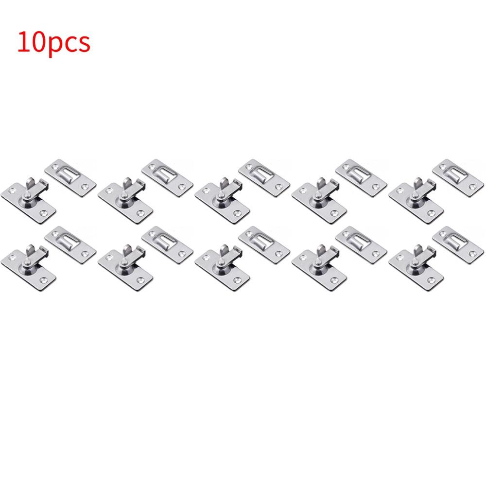Door Lock Guard Latch Bolt 90 Degree Steel Toggle Latch Sliding Barn Door Lock Wine Cabinet Closet Right Angle Lock Hardware