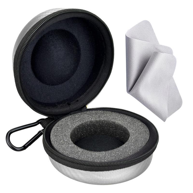 

Водонепроницаемый чехол для часов, противоударный чехол для хранения смарт-часов, дорожный футляр для переноски, защищает наручные часы и часы до 50 мм серебряный