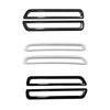 For Honda CRV CR-V 2023 2024 2025 ABS chrome Rear Fog Lights Cover Tail Lamp Foglight Trim Frame Car Sticker Accessories