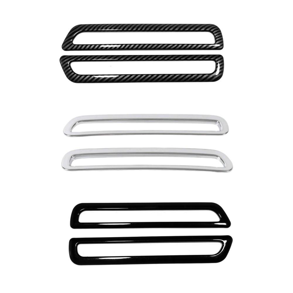 For Honda CRV CR-V 2023 2024 2025 ABS chrome Rear Fog Lights Cover Tail Lamp Foglight Trim Frame Car Sticker Accessories