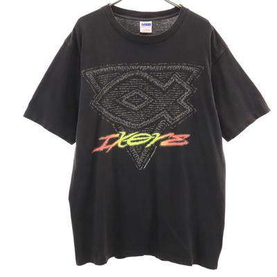 ARGO SPORT 90s Made In USA Old Short Sleeve T-shirt L Black Single Stitch Men's Used
