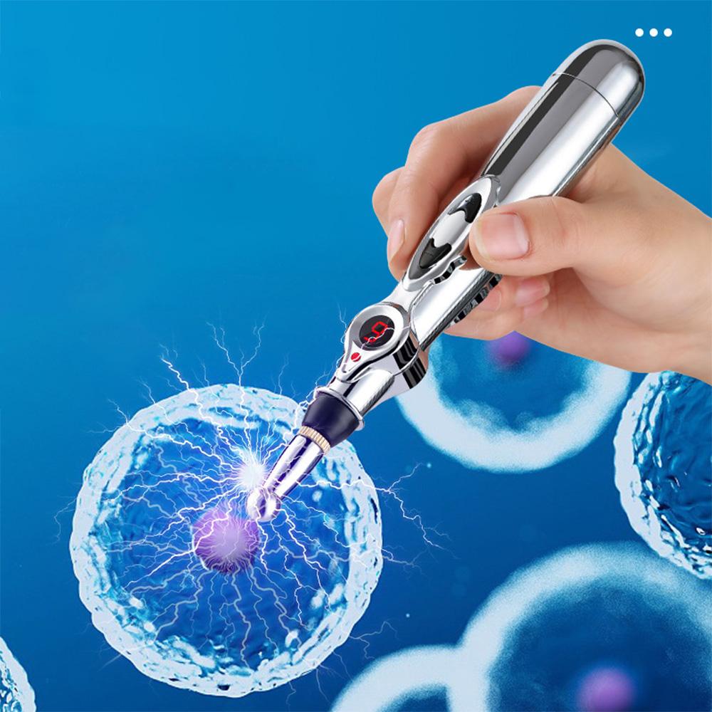 Electric Acupuncture Massage Pen Impulse Stimulus Acupuncture Massage Pen for Women Men Body Health
