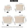 Multi layer Insert Cosmetic Bag Multi-Pocket Storage Bag Simple Nylon Toiletry Bag  Travel
