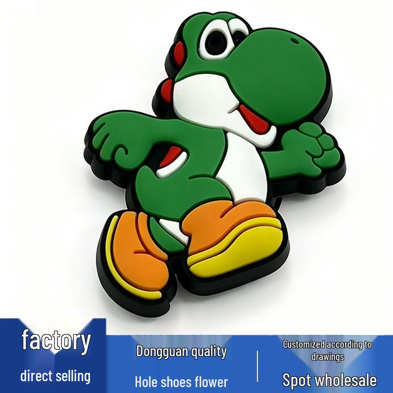 Super Mario Shoe Charms: Versatile PVC Cartoon Accessories