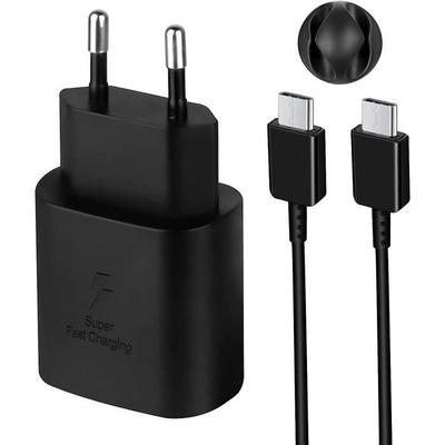 USB C Charger - SSS - 25 W - Fast Charging - 1.5 M Cable - Compatible Samsung Galaxy S22/S21