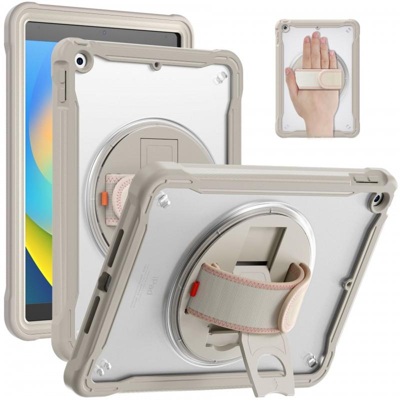 Rotating Strap Case IPad 10.2 9.7 With Stand Full TPU Cover Shockproof Sleep Wake Crossbody Shoulder Compatible