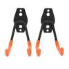 Garage Storage Hooks Orange Yellow Wall Type Metal Heavy Duty Garage Storage Hooks Shovels Brooms