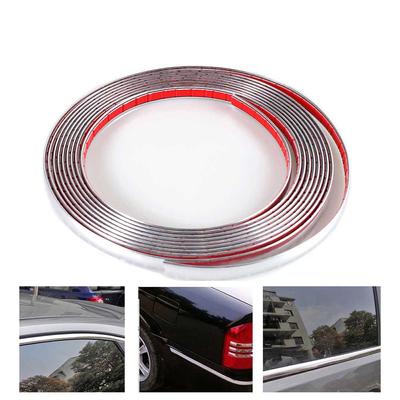 3m Length Auto DIY Styling Adhesive Sticker  Bumper Protective Car Body Chrome Strip Moulding Trim