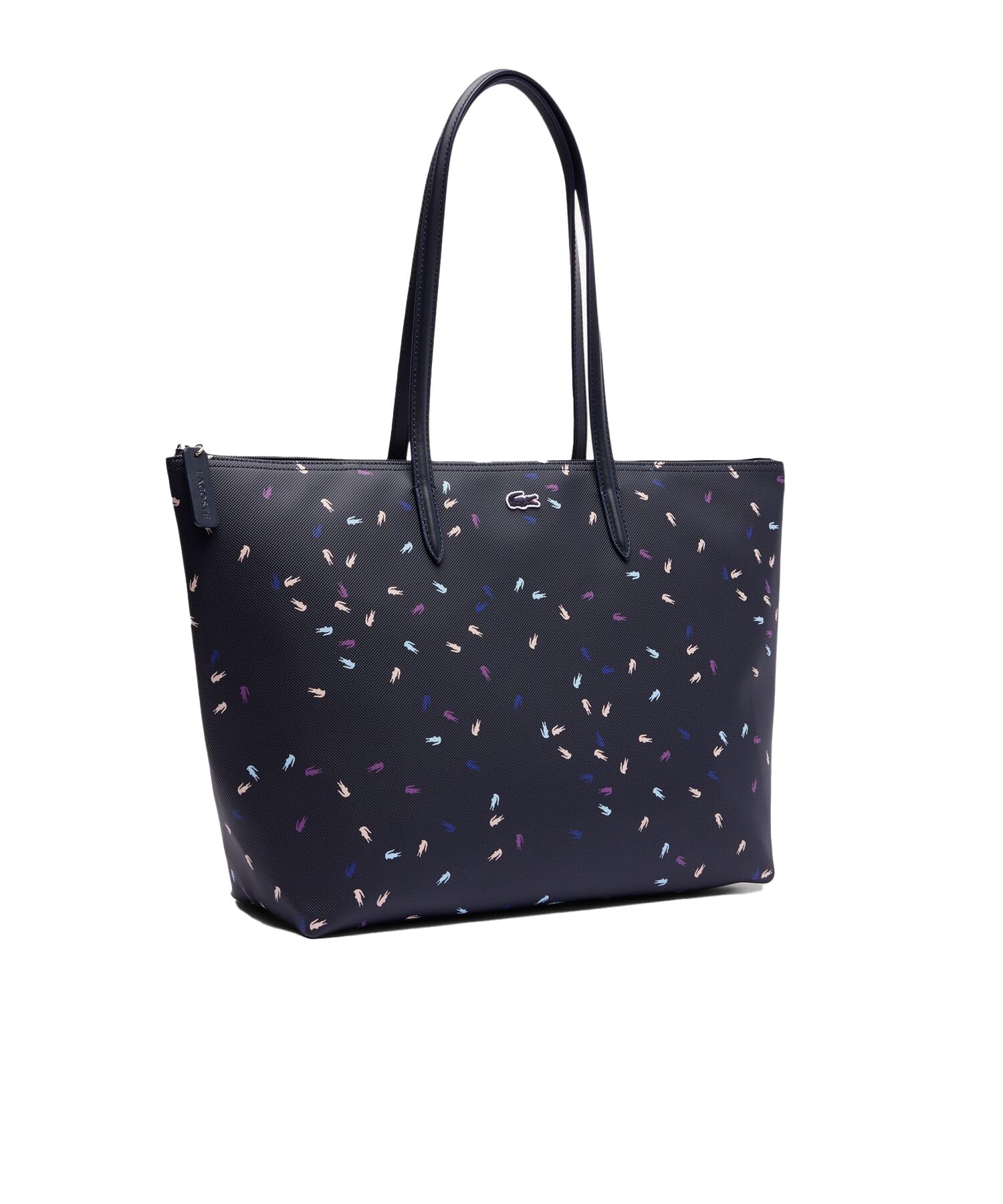 

Lacoste Holiday Multicolor Crocodile Logo Print Tote Bag NF5141HNR5500 [Official]