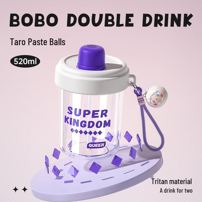 COOKER KING Tritan Straw Water Bottle