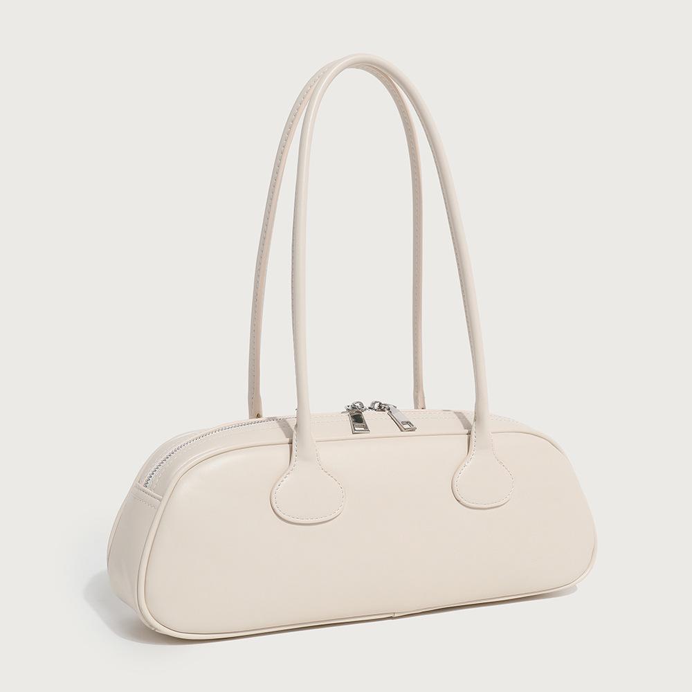 

2024 Высококачественная сумка-багет на плечо большой вместимости грязно-белый