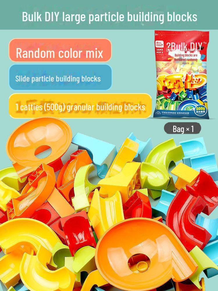 Große Partikelbausteine für Kinder – Schiebeteile & Montagespielzeug