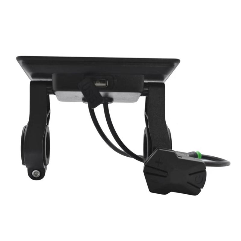 H6C LCD displej pro elektrokolo Měřič 24V-60V LCD panel pro e-skútr Barevný displej s USB UART pro elektrokolo(5PIN)