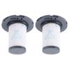2PCS Robot Vacuum Filters Detachable Robot Vacuum Filters for Rowenta ZR009007 RH9890WO RH9879WO X