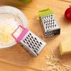 2pcs Mini Stainless Steel Four-Sided Cucumber Grater Fruit Planer Cheese Slicers Carrot Vegetables Cutter Home Kitchen Gadgets